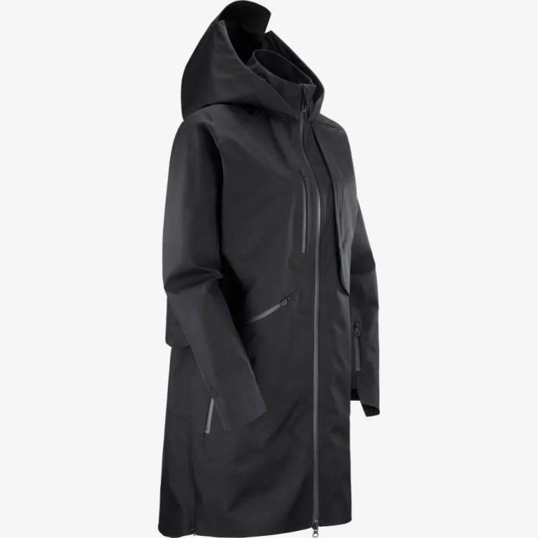 Black Salomon Outlife Wp Commuter Parka W Women's Jackets | IE BG5643